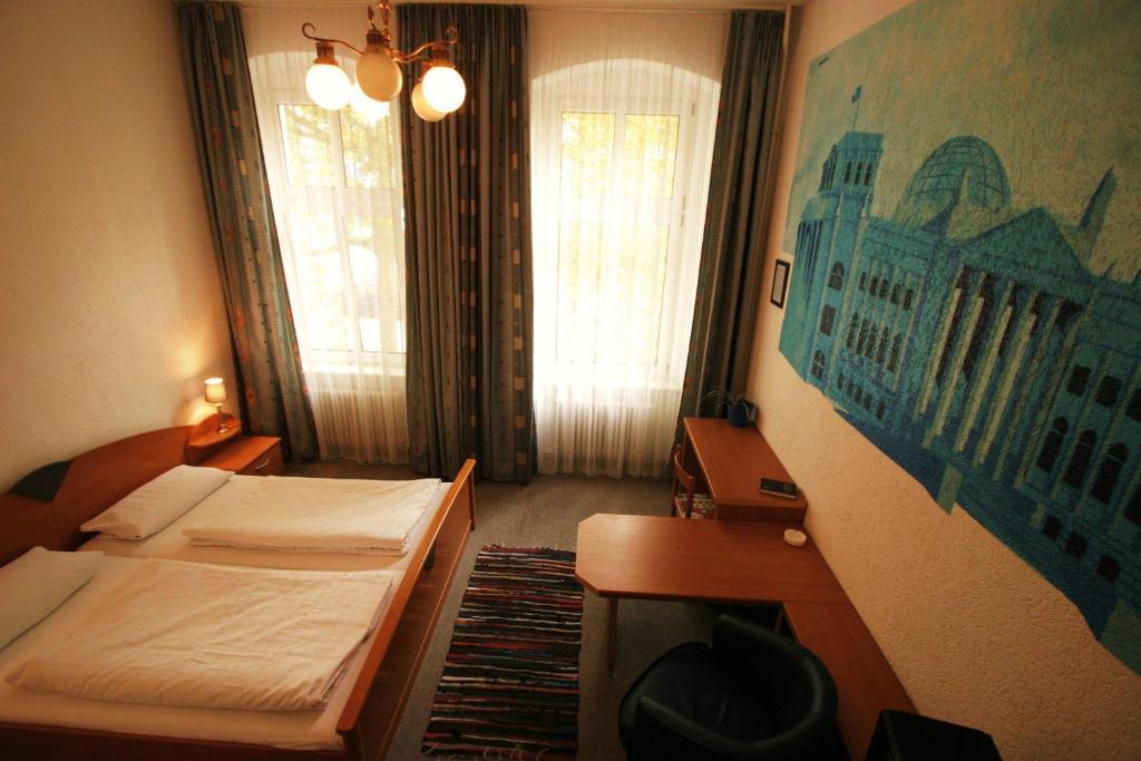 Hotel - Pension Am Schloss Bellevue 베를린 객실 사진